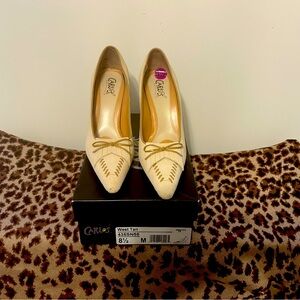Carlos by Carlos Santana West Tan Pointed Toe Pumps - Tan